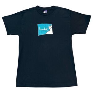 Vintage 90’s Krooked Skateboards T Shirt Size L (fits M) Mark Gonzales Artwork